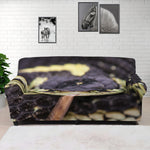 Garter Snake Print Sofa Cover