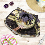 Garter Snake Print Women's Shorts