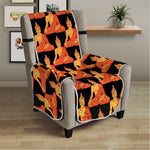 Gautama Buddha Pattern Print Armchair Protector