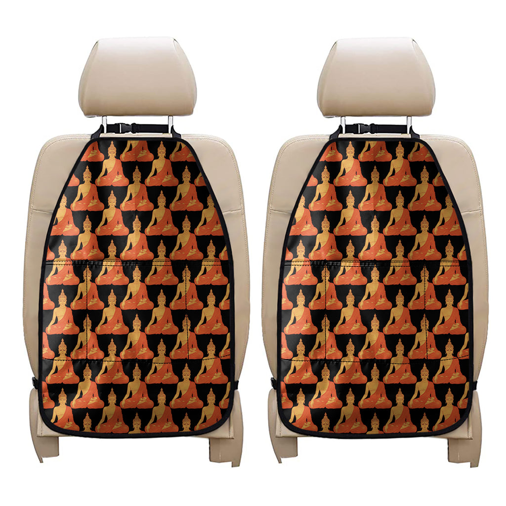 Gautama Buddha Pattern Print Car Seat Organizers