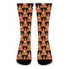 Gautama Buddha Pattern Print Crew Socks