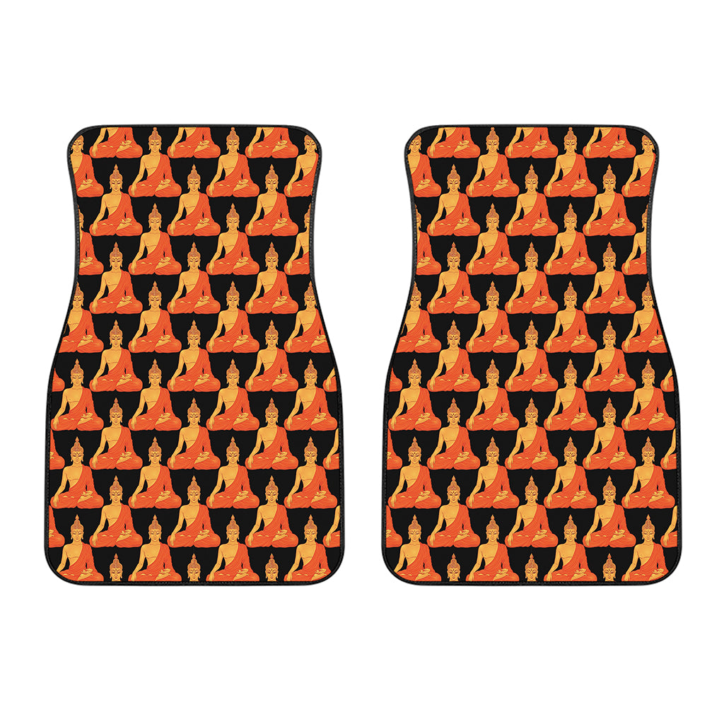 Gautama Buddha Pattern Print Front Car Floor Mats