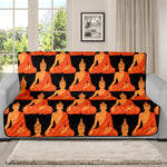 Gautama Buddha Pattern Print Futon Protector