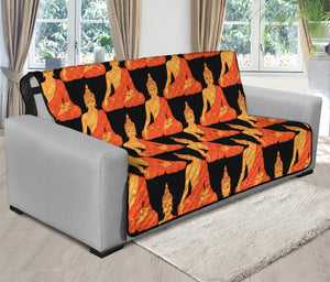 Gautama Buddha Pattern Print Futon Protector