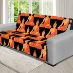 Gautama Buddha Pattern Print Futon Protector