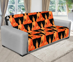 Gautama Buddha Pattern Print Futon Protector