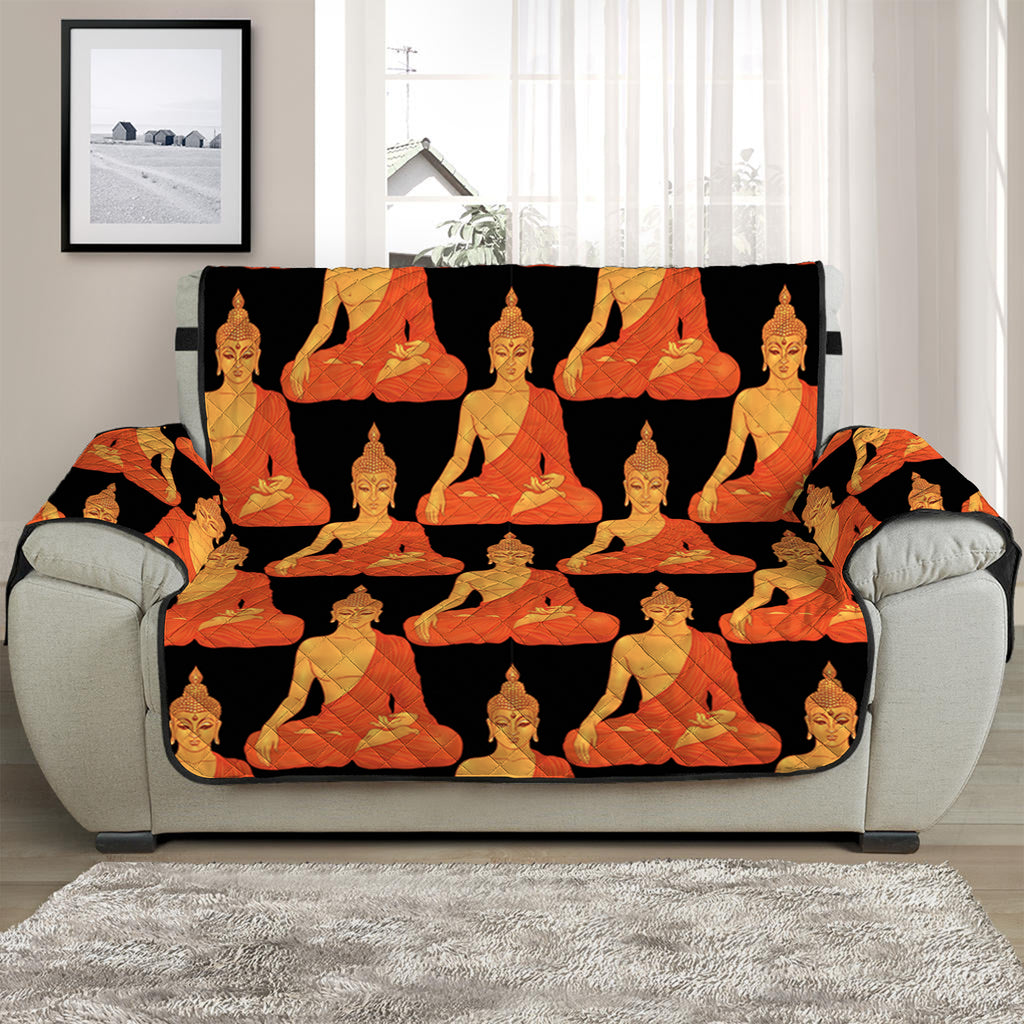 Gautama Buddha Pattern Print Half Sofa Protector