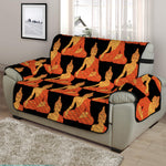 Gautama Buddha Pattern Print Half Sofa Protector