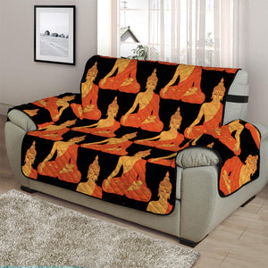 Gautama Buddha Pattern Print Half Sofa Protector