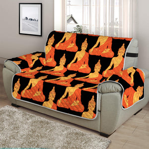 Gautama Buddha Pattern Print Half Sofa Protector