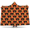 Gautama Buddha Pattern Print Hooded Blanket