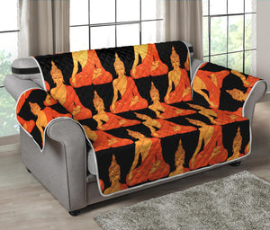 Gautama Buddha Pattern Print Loveseat Protector