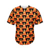 Gautama Buddha Pattern Print Men's Baseball Jersey