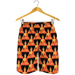 Gautama Buddha Pattern Print Men's Shorts