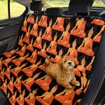 Gautama Buddha Pattern Print Pet Car Back Seat Cover