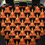 Gautama Buddha Pattern Print Pet Car Back Seat Cover