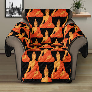 Gautama Buddha Pattern Print Recliner Protector