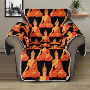 Gautama Buddha Pattern Print Recliner Protector