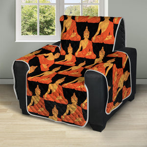 Gautama Buddha Pattern Print Recliner Protector