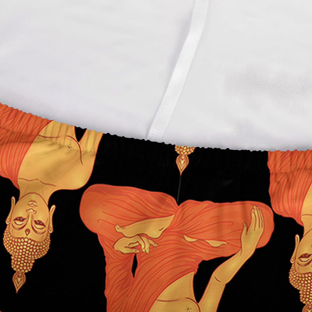 Gautama Buddha Pattern Print Sofa Cover