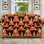 Gautama Buddha Pattern Print Sofa Protector