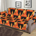 Gautama Buddha Pattern Print Sofa Protector