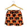 Gautama Buddha Pattern Print Women's Shorts