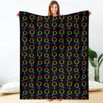 Gay Pride Gender Symbol Pattern Print Blanket