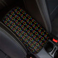 Gay Pride Gender Symbol Pattern Print Car Center Console Cover