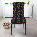 Gay Pride Gender Symbol Pattern Print Dining Chair Slipcover