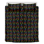 Gay Pride Gender Symbol Pattern Print Duvet Cover Bedding Set