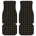 Gay Pride Gender Symbol Pattern Print Front and Back Car Floor Mats