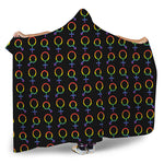 Gay Pride Gender Symbol Pattern Print Hooded Blanket