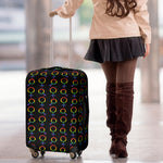Gay Pride Gender Symbol Pattern Print Luggage Cover