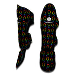 Gay Pride Gender Symbol Pattern Print Muay Thai Shin Guard