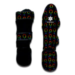 Gay Pride Gender Symbol Pattern Print Muay Thai Shin Guard