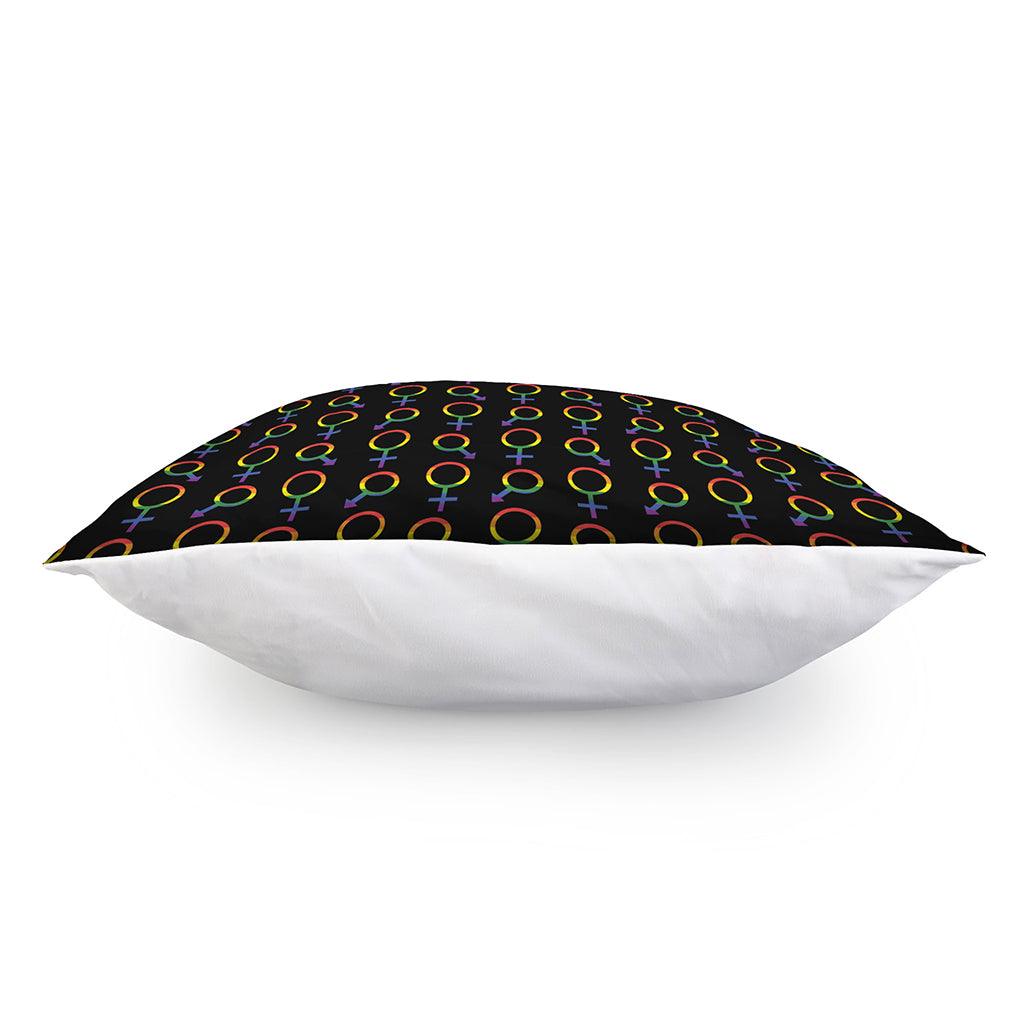 Gay Pride Gender Symbol Pattern Print Pillow Cover
