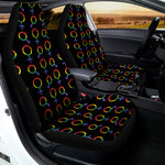 Gay Pride Gender Symbol Pattern Print Universal Fit Car Seat Covers