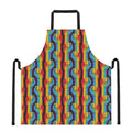 Gay Pride Hand Sign Pattern Print Apron