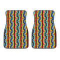 Gay Pride Hand Sign Pattern Print Front Car Floor Mats