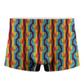 Gay Pride Hand Sign Pattern Print Men's Boxer Briefs