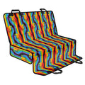 Gay Pride Hand Sign Pattern Print Pet Car Back Seat Cover