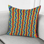 Gay Pride Hand Sign Pattern Print Pillow Cover