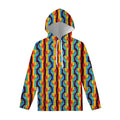 Gay Pride Hand Sign Pattern Print Pullover Hoodie