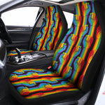 Gay Pride Hand Sign Pattern Print Universal Fit Car Seat Covers