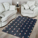 Gay Pride Tongue Pattern Print Area Rug