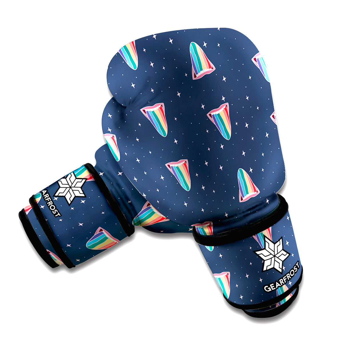 Gay Pride Tongue Pattern Print Boxing Gloves