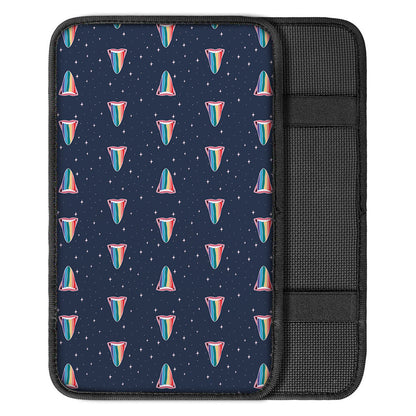 Gay Pride Tongue Pattern Print Car Center Console Cover