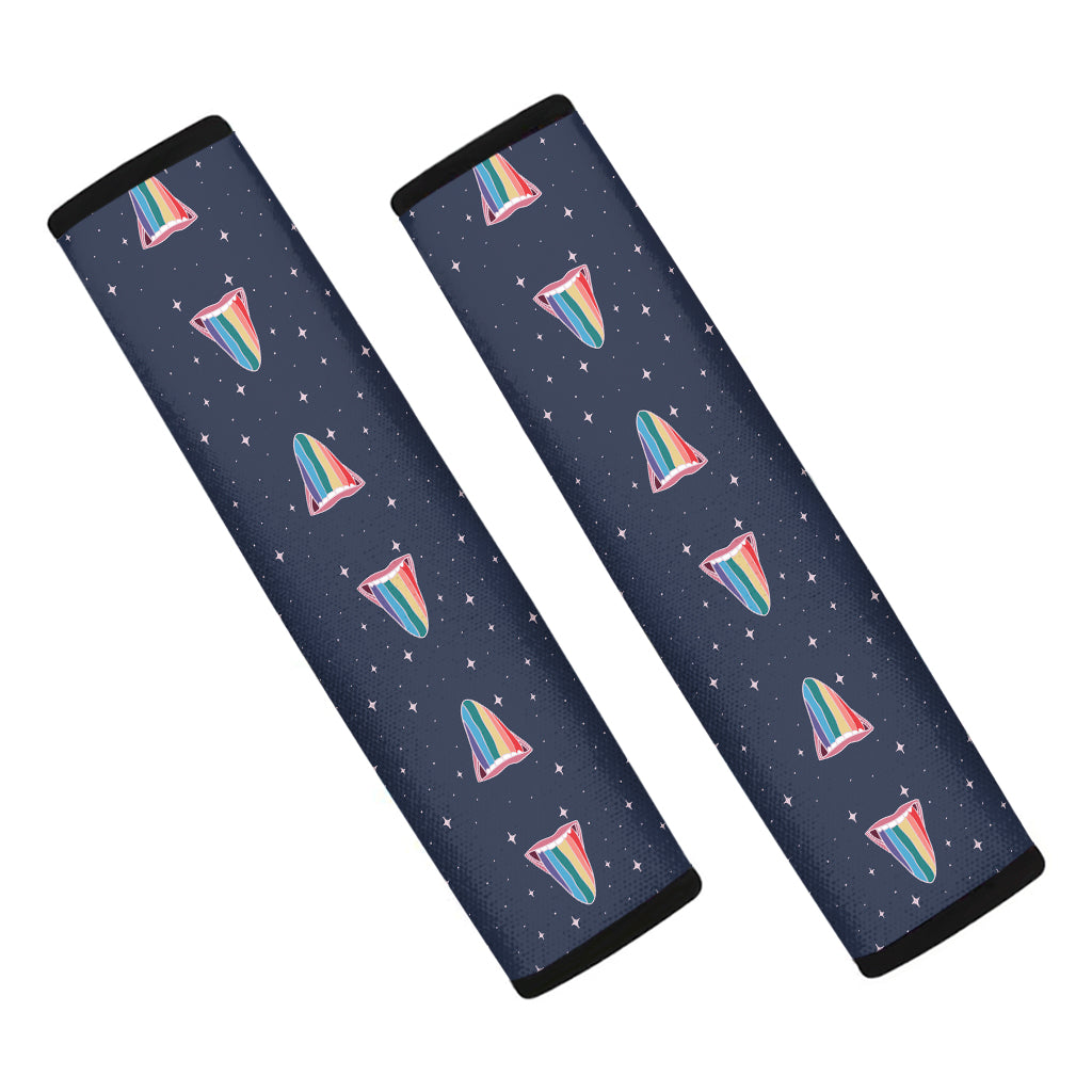 Gay Pride Tongue Pattern Print Car Seat Belt Covers
