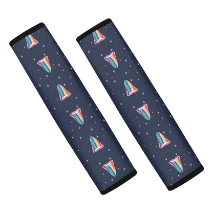 Gay Pride Tongue Pattern Print Car Seat Belt Covers
